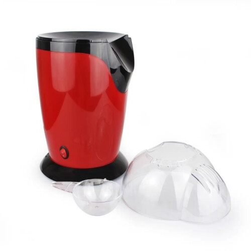 Electric Popcorn Maker, Home Popcorn Machine, Red, Dimensions: 30.5 x 17 x 16.3 cm 2