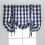 Curtains - Gingham - Valances - Blue - 80x140cm - Blackout - Country Style 3