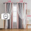 Girl's Bedroom Curtains - Grey Pink - Rectangular - Blackout - 135 x 240 cm 2