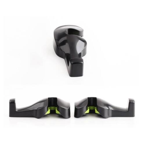 2pcs - set car headrest hooks universal car organizer hanger support hook black 2