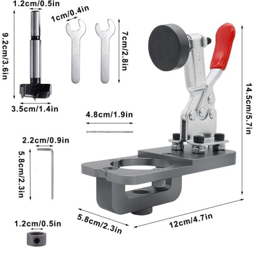 35mm hinge template, cabinet door hinge template, concealed hinge template, hole punch 2
