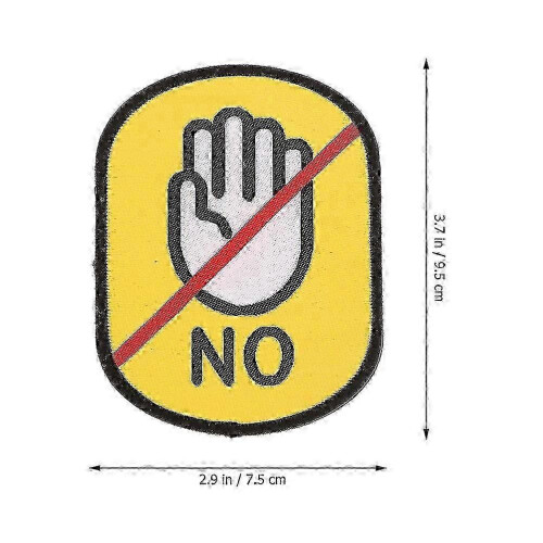 Patch identificative per cani, 3 pezzi in tessuto impermeabile, toppe riutilizzabili per collare 1