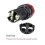 SOURCING MAP 3-Piece LED Warning Lights, AC/DC 12V, Flashing Alarm Indicator, Buzzer Panel, Red LED 4