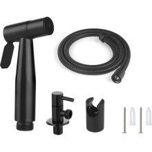 Bidet shower set - Bidet shower - Portable bidet shower set - Bidet sprayer - Bidet faucet - Black -