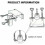 Parasol Support - Balcony Railing - Fixing Clip - Space-Saving - Metal and Plastic 2