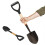D Handle Compatible with Shovels and Forks, Plastic Replacement Grip 180mm x 108mm 3
