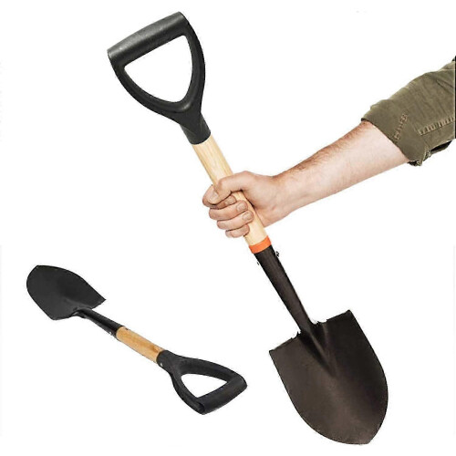 D Handle Compatible with Shovels and Forks, Plastic Replacement Grip 180mm x 108mm 2