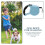 Retractable Dog Leash, Adjustable Rope Lead for Small Medium Dogs, Blue Black 3