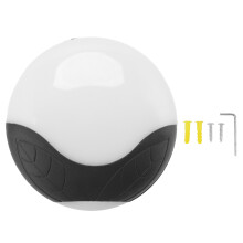 Aplică de perete LED de 8W, 3000K, rezistentă la apă IP65, rotundă