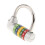 Combination Padlock - UNBRANDED - 5 Digits - 2 Pieces - Zinc Alloy - Random Color 2