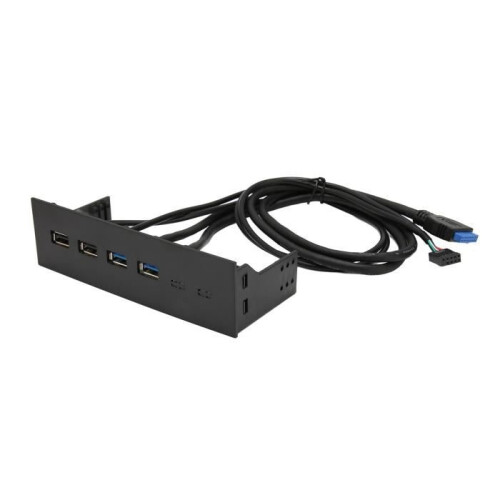 Tbest 4-Port 5.25-inch High-Speed 5Gbps USB 3.0 Front Hub for PC 2