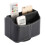 Rotating Remote Control Holder, Multimedia Organizer with 5 Compartments, Multifunctional Leather Desk Organizer, TV 4