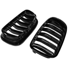 For F10 F18 F02 F11 M5 10-15 Gloss Black Kidney Sport Grill Grille Slat (rui)