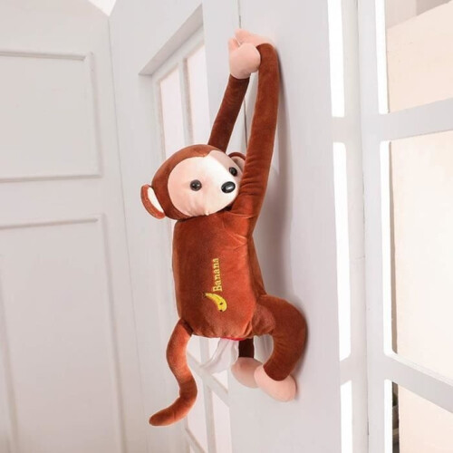 Creative monkey-shaped tissue box, paper tissue holder, paper towel storage box, for car 1