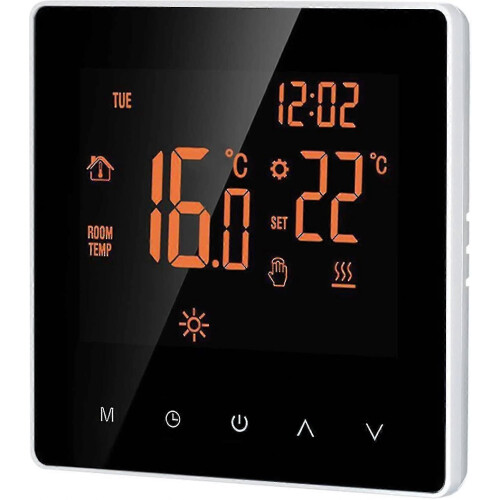 Smart Thermostat Digital Room Thermostat Programmable Lcd Display Touch Screen App Control Electric Wall Thermostat With Internal Sensor/floor Sensor