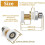Shrimp 8-piece Replacement Wheel for Shower Door Roller, 25mm Diameter 3