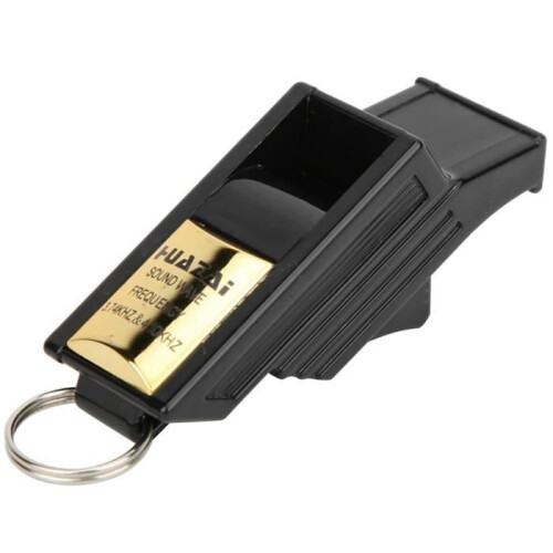 HAG Professional ABS Competition Referee Whistle Gold Black 1