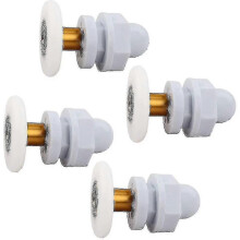4 Pieces Shower Door Wheel 25mm Shower Door Rollers Shower Rollers Shower Door Roller Roller Caster Shower Door Runners For Shower Door - Snngv