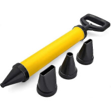 Cement Grout Gun Mortar Sprayer Hand Pump Lime Cement Grout Gun 4x Nozzle - Professional Syringe