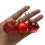 48 Pack 1.2in Red Christmas Baubles 4