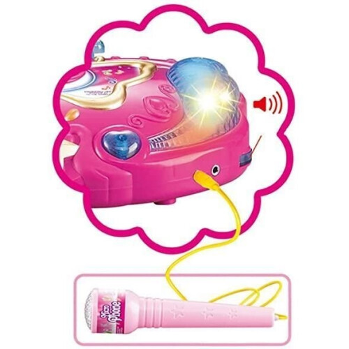 Karaoke Microphone - PIMPIMSKY - Singing Toy - Pink/Blue - Durable - Educational 1
