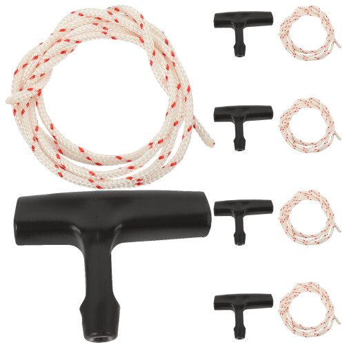 Kit de 5 pièces pour cordon de porte de garage avec poignées 1