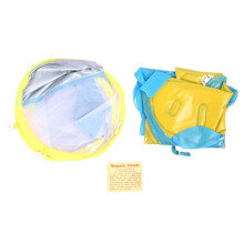 Piscina inflável para bebês com cobertura resistente a raios UV - ULISEM - Proteção solar UPF 50+ - Fundo de espuma resistente