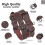 Leather dog collar - RLBSL - XL size - Brown - Adjustable - Durable 2