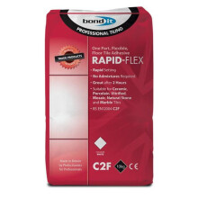 10kg Rapid-Flex Tile Adhesive Fast Setting Floor Wall Ceramic UK - White