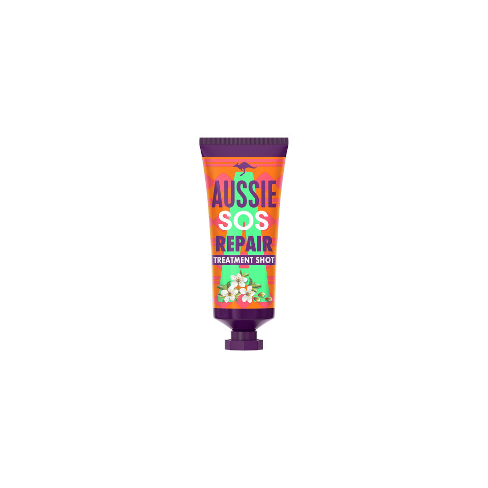 Aussie SOS Repair Shot 25ml | Hair Damage Repair Treatment | Reduce Breakage & Improve Hair Strength