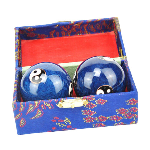 Set de masaje de manos con bolas Baoding de 4,5 cm 2