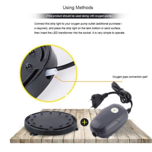 LED Aquarium Light, Waterproof LED Aquarium Lamp, 10.5CM 1