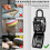 Bluetooth connected key box, wall-mounted, outdoor use, works with your smartphone 2