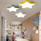 42 cm LED-Deckenleuchte mit grünem Sternenmuster, dimmbar für Kinderzimmer 2