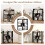 Bookshelf with 7 Cubes, 80x20x90 cm, Black 3