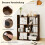 Bookshelf with 7 Cubes, 80x20x90 cm, Coffee Finish 4