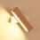 Goeco LED Indoor Wall Light - 360 Rotation - Solid Wood - Bedroom 3