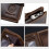 Men's Genuine Leather Wallet with RFID Blocking - Brown - Soft - Vertical Square Shape 4