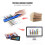 Portable Wireless Document Scanner A4 900DPI JPG/PDF Format LCD Display with Bag for Office School Blue (CD) 4