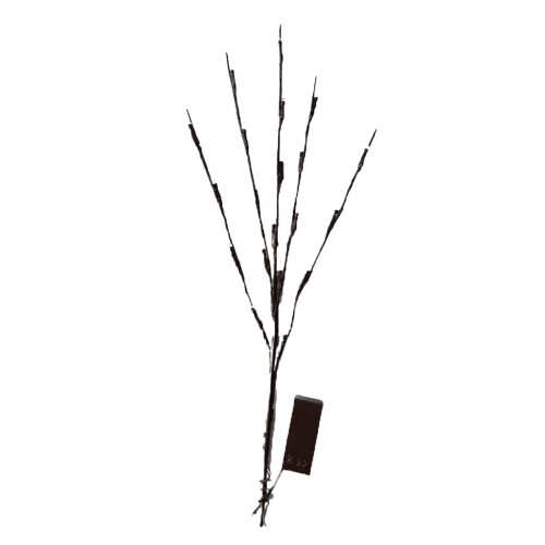3-Pack USB Twig Lights, 30in Brown Branches with 60 Warm