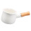 Enamel Milk Pan with Wooden Handle 550ml 1