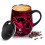 16oz Vakuumisolierter Edelstahl-Reisebecher mit 1