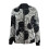 Women's jacket - Fashion - Printed - White - High collar - Long sleeves 3