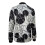 Women's jacket - Fashion - Printed - White - High collar - Long sleeves 4