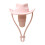 Silikone Champagneprop Cowboyhat Lyserød 1 stk. 1