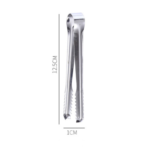 Pinzas de servir de acero inoxidable de 12,5 cm