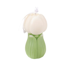 Vela de soja perfumada con forma de tulipán – Juego de velas con aroma floral