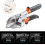 Multifunctional Chute Scissors, 45-135 Angled Mitre Shears, Quarter Round Cutting Tool 5