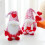 2er-Pack Valentinstags-Gnome-Plüschtiere – Skandinavischer Tomte-Elf 1