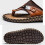 Men's Leather Flip-Flops - Non-Slip - Comfortable for Pool and Beach 2